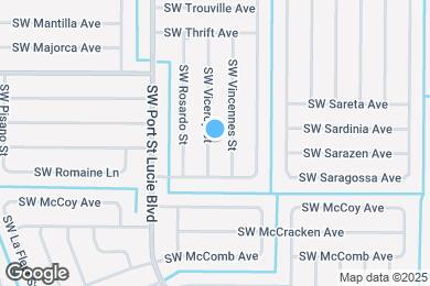 Map image of the property - 3649 SW Viceroy St