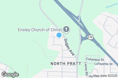 Map image of the property - 921 N Highland Dr