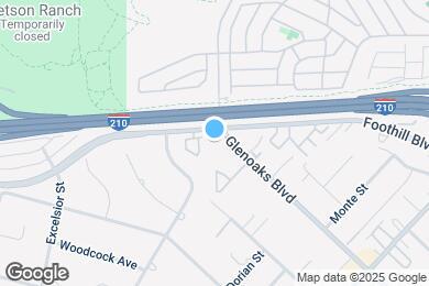 Map image of the property - 15500 Foothill Blvd