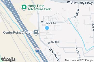Map image of the property - 623 W 1520 S