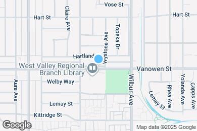 Map image of the property - 19011 Vanowen St