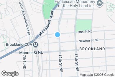 Map image of the property - 3614 12th St NE