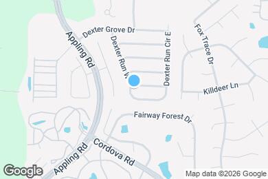 Map image of the property - 7576 Dexter Run Cir