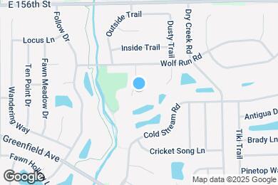 Map image of the property - 15316 Wolf Run Ct