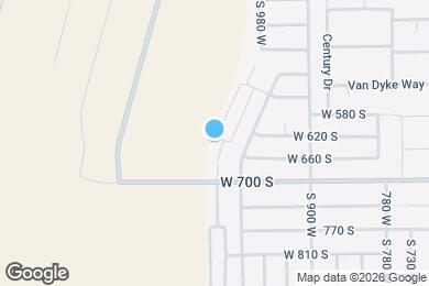 Map image of the property - 656 S 1050 W