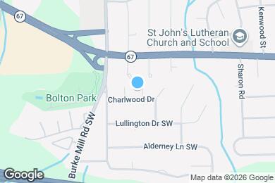 Map image of the property - 1538 Abbey Ct SW