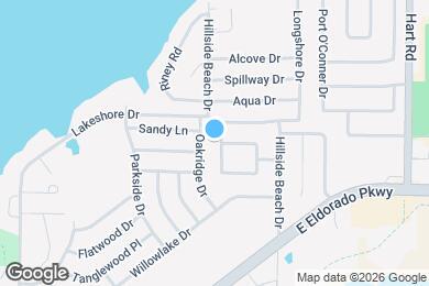 Map image of the property - 1100 Palomino Dr