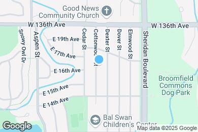 Map image of the property - 1686 Cottonwood St