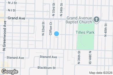 Map image of the property - 719 N 34th St