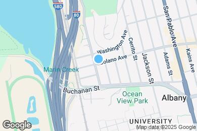 Map image of the property - 800 Solano Ave