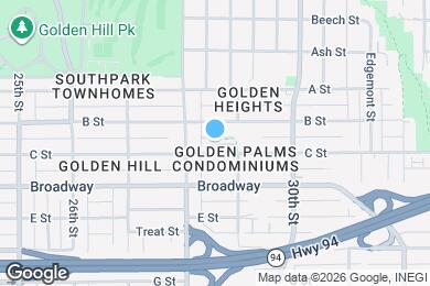 Map image of the property - 2852 C St