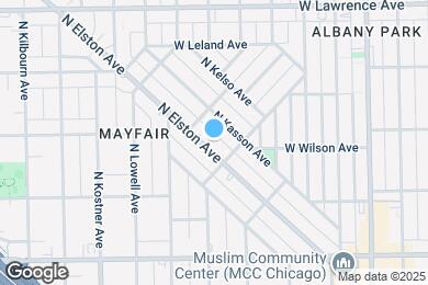 Map image of the property - 4573 N Elston Ave