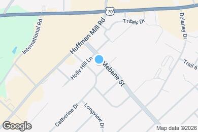 Map image of the property - 3732 S Mebane St
