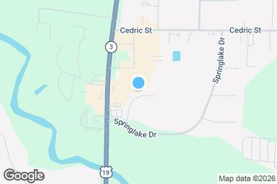 Map image of the property - Spring Lake Apartments