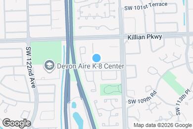 Map image of the property - 11756 SW 106th Ter