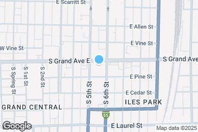 Map image of the property - 524 S Grand Ave E