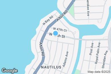 Map image of the property - 1018 W 47th St