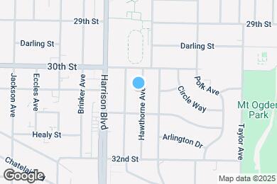 Map image of the property - 3047 Hawthorne Ave