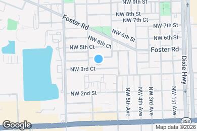 Map image of the property - 640 NW 3rd Ct