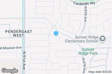 Map image of the property - 8817 W Luke Ave