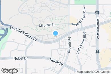 Map image of the property - 3978 La Jolla Village Dr