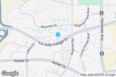 Map image of the property - 4042 La Jolla Village Dr