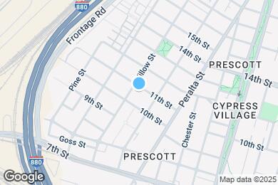 Map image of the property - 1679 11th St