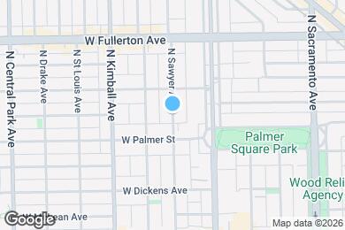 Map image of the property - 2230 N Sawyer