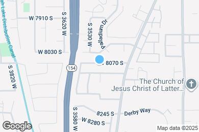 Map image of the property - 3495 W 8070 S