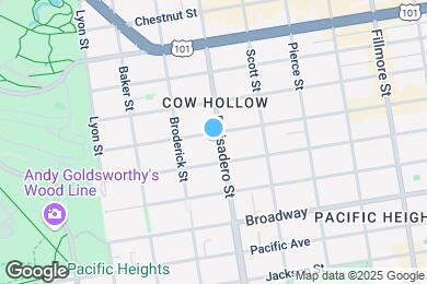 Map image of the property - 2859 Divisadero St