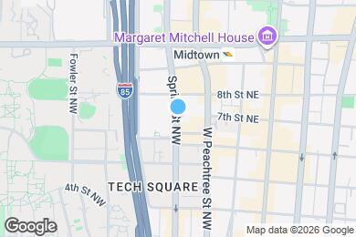 Map image of the property - 845 Spring St NW