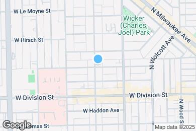 Map image of the property - 1301 N Hoyne Ave