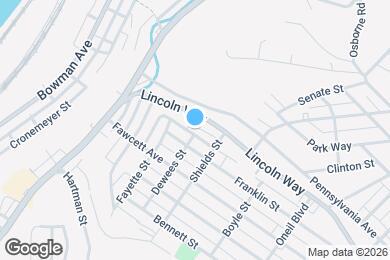 Map image of the property - 807 Leech St