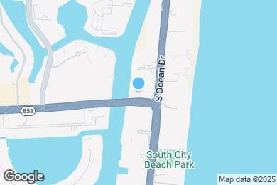 Map image of the property - 4010 S Ocean Dr