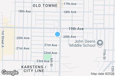 Map image of the property - 556 20th Ave