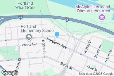 Map image of the property - 615 N 32nd St