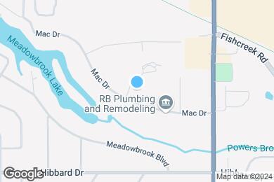 Map image of the property - Meadowbrook Lake Apartments