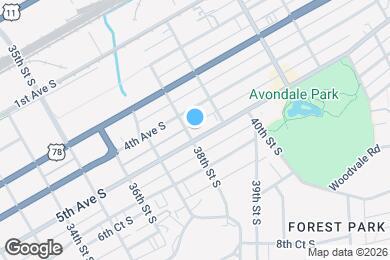 Map image of the property - 5th Avenue Apartment