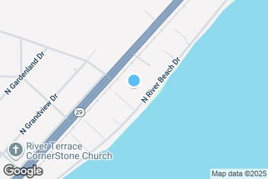 Map image of the property - 14711 N River Beach Dr