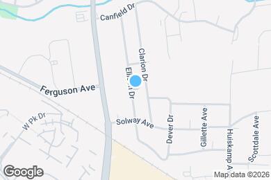 Map image of the property - 9100 Ellison Dr