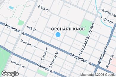 Map image of the property - 1609 Oak St