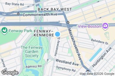 Map image of the property - 15-25 Hemenway St