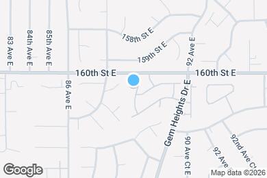 Map image of the property - 16010 89th Ave E
