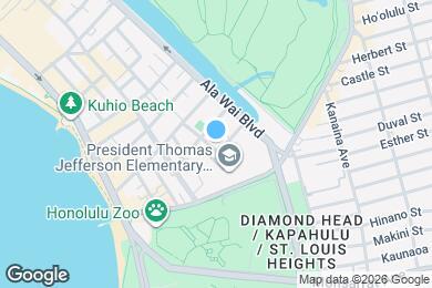 Map image of the property - 2600 Pualani Way