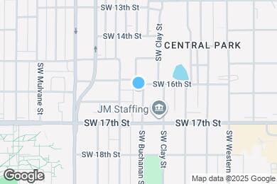 Map image of the property - 1609 SW Buchanan St