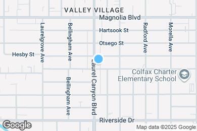 Map image of the property - 5000 Laurel Canyon Blvd