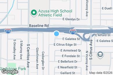 Map image of the property - 5928 N Orangecrest Ave