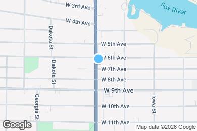 Map image of the property - 612 Ohio St