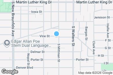 Map image of the property - 242 Vine St