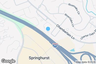 Map image of the property - 10501 Bay Pointe Ct